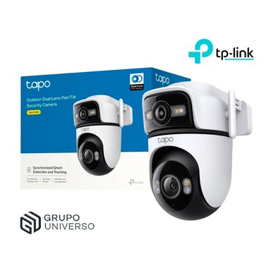 CÁMARA SEGURIDAD TAPO C545D 2K 3MP CAPACIDAD 512GB DOBLE LENTE AUDIO 2 VÍAS DETECCIÓN IA VEHÍCULOS MASCOTAS