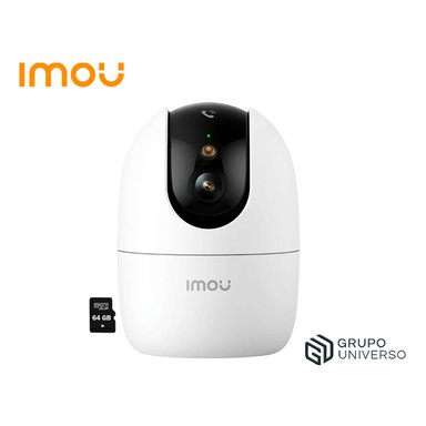 CÁMARA SEGURIDAD IMOU RANGER 2 PRO 3MP DETECCIÓN PERSONAS VISIÓN NOCTURNA BOTÓN LLAMADA APP 64GB