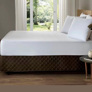 FALDON DE TARIMA NUBE HOGAR 2 PLAZAS QUILTED ROMBOS 30CM