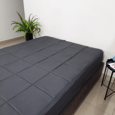 PROTECTOR DE COLCHON NUBE HOGAR KING 198CM X 203CM ELASTICADO ALGODON ACOLCHADO