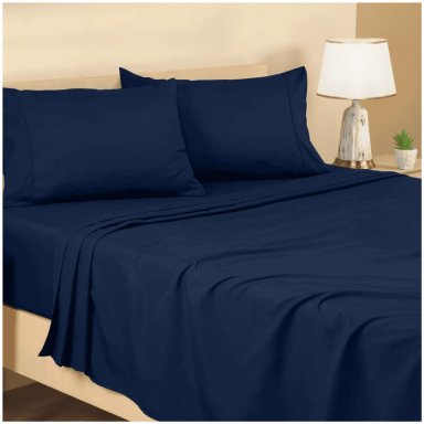 JUEGO DE SÁBANAS KING ALGODÓN PLUS SIZE