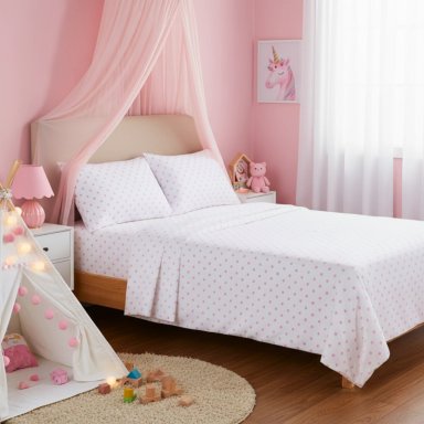 JUEGO DE SÁBANAS ALGODÓN PIMA KING WHITE STAR COLOR PLUS SIZE