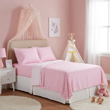 JUEGO DE SÁBANAS ALGODÓN PIMA 1 PLAZA COLOR STAR WHITE PLUS SIZE