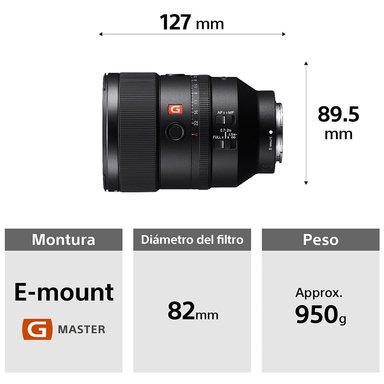 SONY LENTE TELEOBJETIVO PRIME SEL135F18GM - 3