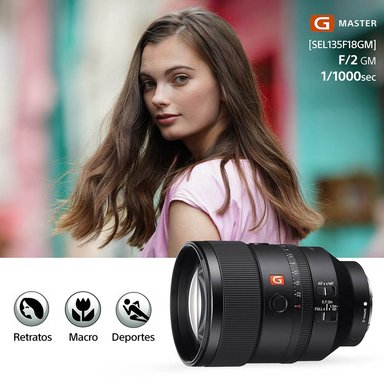 SONY LENTE TELEOBJETIVO PRIME SEL135F18GM - 5