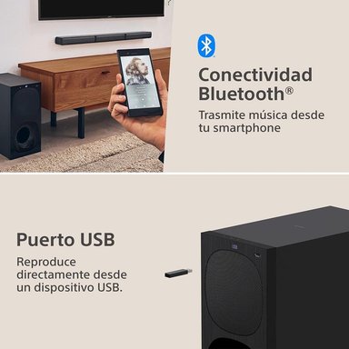 HOME THEATER SONY HT-S40R DE 5.1 CANALES NEGRO - 5