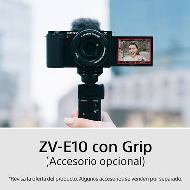 CÁMARA SONY ZV-E10 4K UHD 3840 X 2160 24.2MPX ALPHA DIGITAL VLOGGERS NEGRO - 5