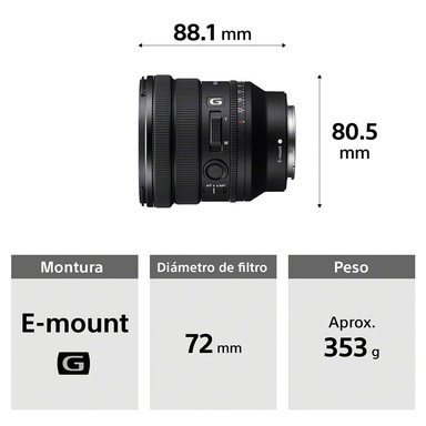 SONY LENTE GRAN ANGULAR SELP1635G - 2