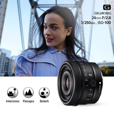 SONY LENTE PRIME GRAN ANGULAR G SEL24F28G - 5