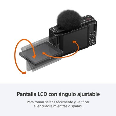 CÁMARA SONY ZV-1F HD 1280 X 720 20.1MPX VIDEOBLOGS - 4