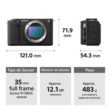 SONY ALPHA CÁMARA COMPACTA DIGITAL ZV-E1 - 2