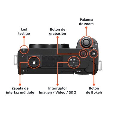SONY ALPHA CÁMARA COMPACTA DIGITAL ZV-E1 - 4