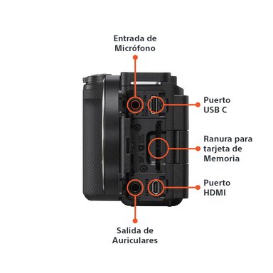 SONY CÁMARA ALPHA ZV-E10M2 DIGITAL PARA VLOGS NEGRO - 4