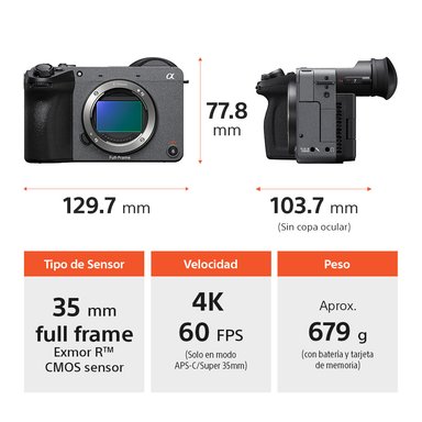SONY CÁMARA FX2B CINEMA LINE FULL-FRAME - 7