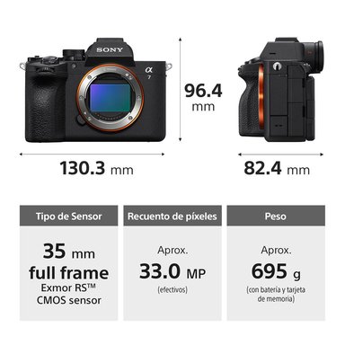 SONY CÁMARA PROFESIONAL ALPHA MIRRORLESS ILCE-7M5 - 6