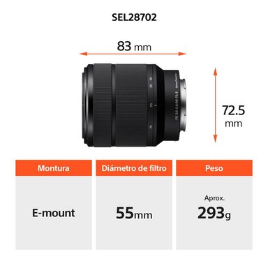 SONY CÁMARA ALPHA ILCE-7M3M FULL FRAME CON LENTE 28-70 MM II - 6
