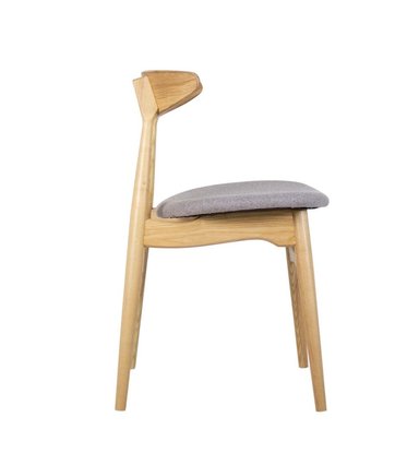 SILLA DE COMEDOR NIHMO MARRÓN CLARO HANS NATURAL - 3