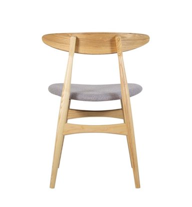 SILLA DE COMEDOR NIHMO MARRÓN CLARO HANS NATURAL - 5