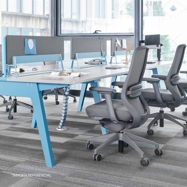 SILLA DE OFICINA NIHMO 4 NEW OPERATIVA GRIS - 6