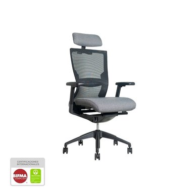 SILLA DE OFICINA NIHMO 6 NEW GERENCIAL NEGRO
