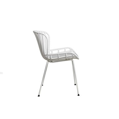 SILLA DE COMEDOR DE PLÁSTICO TERRE BLANCO - 3
