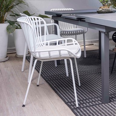 SILLA DE COMEDOR DE PLÁSTICO TERRE BLANCO - 6