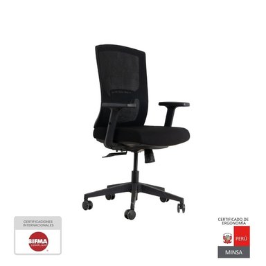 SILLA DE OFICINA NIHMO 2 OPERATIVA NEGRO