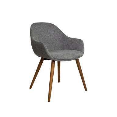 SILLA COMEDOR NIHMO SMASH WOOD GRIS OSCURO - 1