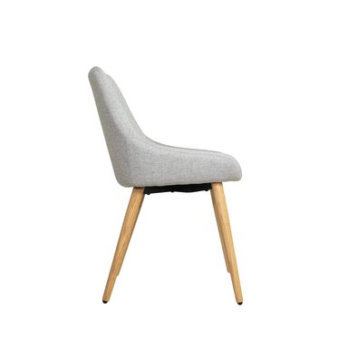 SILLA COMEDOR NIHMO BEAT WOOD GRIS CLARO - 3