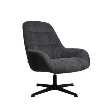 BUTACA DE TELA RIGY GRIS OSCURO