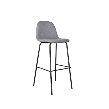 SILLA ALTA PARA BARRA NIHM EUROPEO GRIS OSCURO BHORA DARK - 1