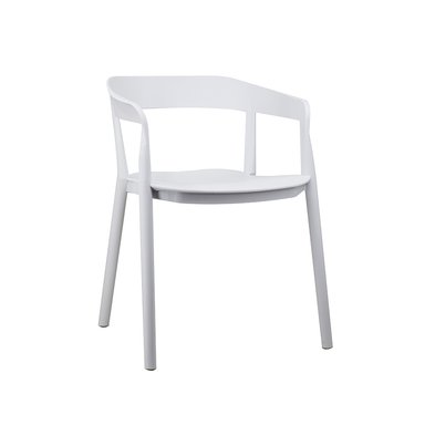 SILLA DE COMEDOR NIHMO TAYRONA DE POLIPROPILENO BLANCO