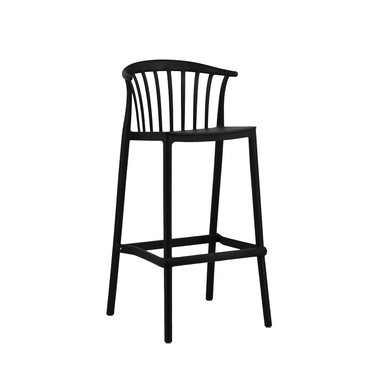 SILLA ALTA PARA BARRA VIMA NEGRO NIHM - 1