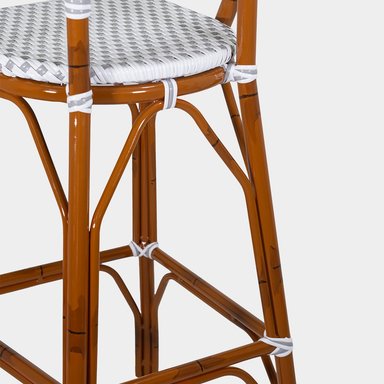 SILLA BAR NIHM VENDOME MIMBRE GREY GRIS - 4