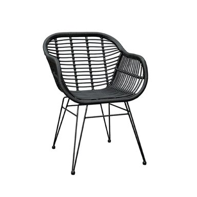 SILLA DE TERRAZA NIHMO NANILIN NEGRO