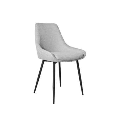 SILLA DE COMEDOR NIHMO BEAT DE METAL GRIS CLARO