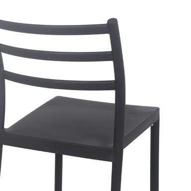 SILLA DE COMEDOR NIHMO HAMPTON NEGRO - 5