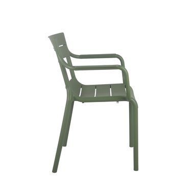 SILLA DE COMEDOR NIHM CAMPITO CON REPOSABRAZOS VERDE - 2