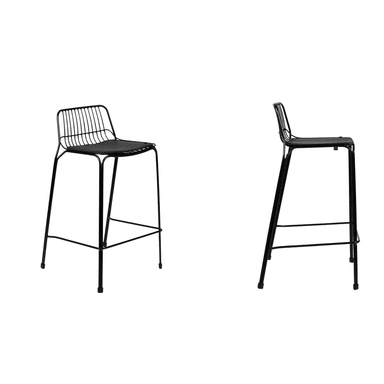 SILLA BAR DE METAL HUMBO NEGRO - 2