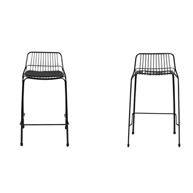 SILLA BAR DE METAL HUMBO NEGRO - 3