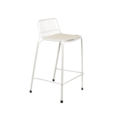 SILLA BAR NIHM HUMBO METAL BLANCO - 1