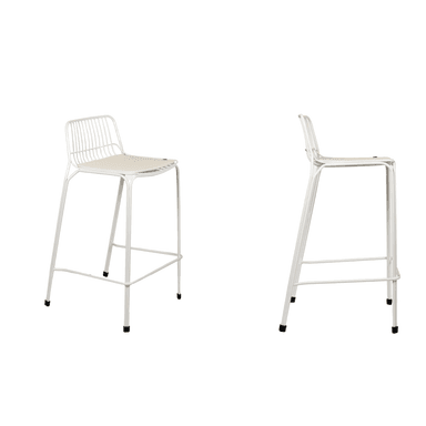 SILLA BAR NIHM HUMBO METAL BLANCO - 3