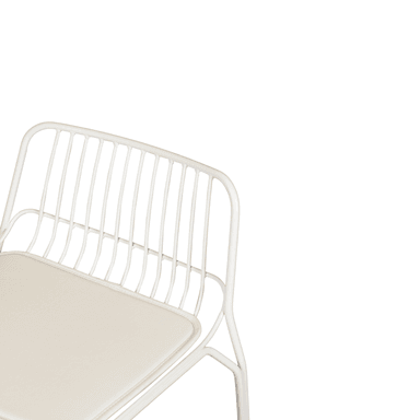 SILLA BAR NIHM HUMBO METAL BLANCO - 4