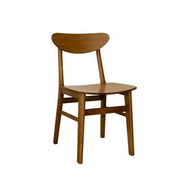 SILLA DE COMEDOR BUHL MARRÓN OSCURO