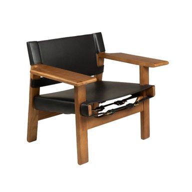 BUTACA DE MADERA PADEL WALNUT