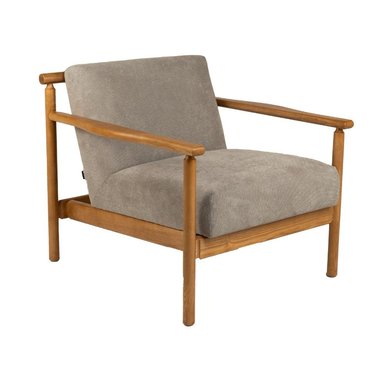 BUTACA XUNLIN DE MADERA LIGHT GREY