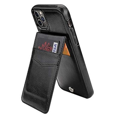 FUNDA GLOBAL SHOPEX KIHUWEY TIPO CARTERA PARA IPHONE 11 PRO MAX CON TARJETERO CIERRE MAGNÉTICO DE PIEL CON FUNCIÓN ATRIL