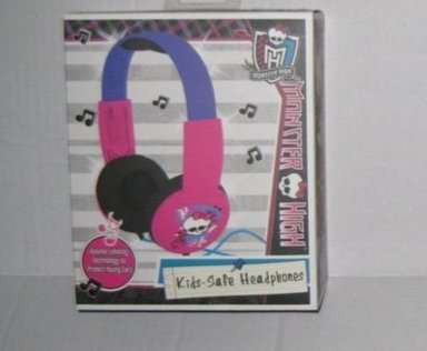 MONSTER HIGH AURICULARES CONSTRUIDO EN LIMITADOR DE VOLUMEN - 1