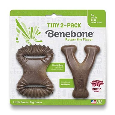 JUGUETE PERRO PARA MASTICAR 2 UNIDADES BENEBONE
