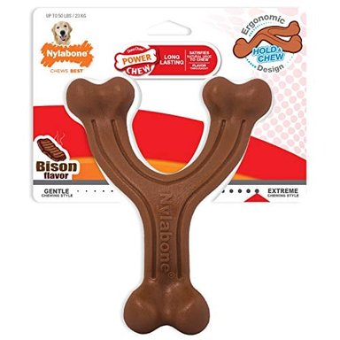 NYLABONE DURA CHEW REGULAR ORIGINAL FLAVORED WISHBONE PERRO MASTICAR JUGUETE